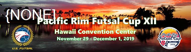 Pacific Rim Futsal Cup banner
